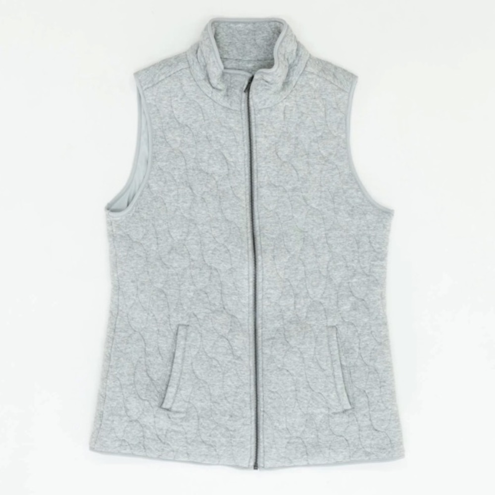 Active Lifestyle Gray Solid Vest